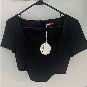 STAUD Black Women's Top